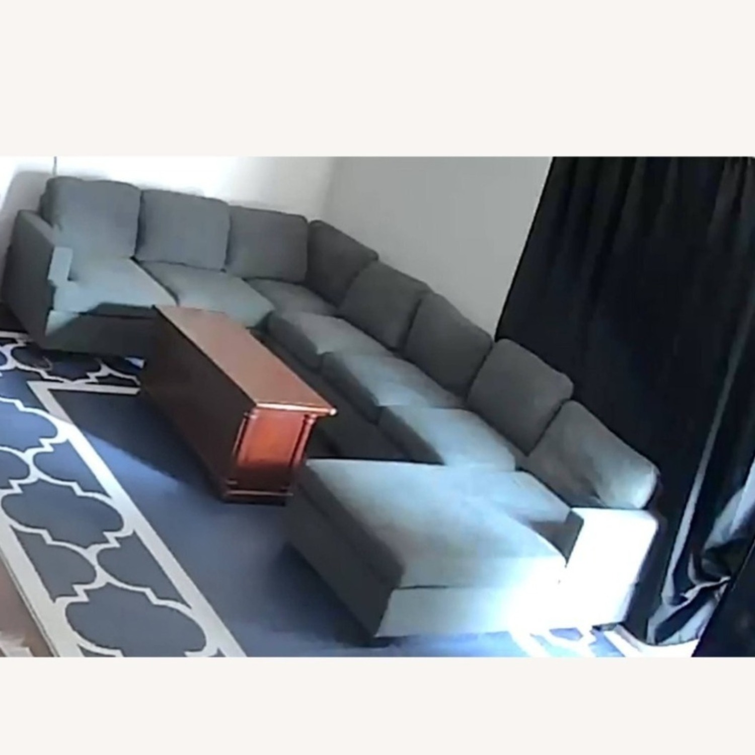 Amazon Light Gray Fabric 3+ Piece Sectional - image-1