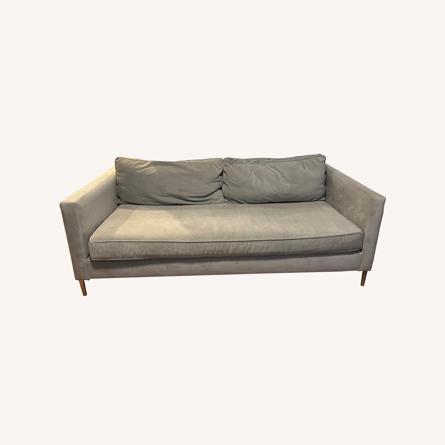 West Elm Harris Performance Velvet Sofa - image-0