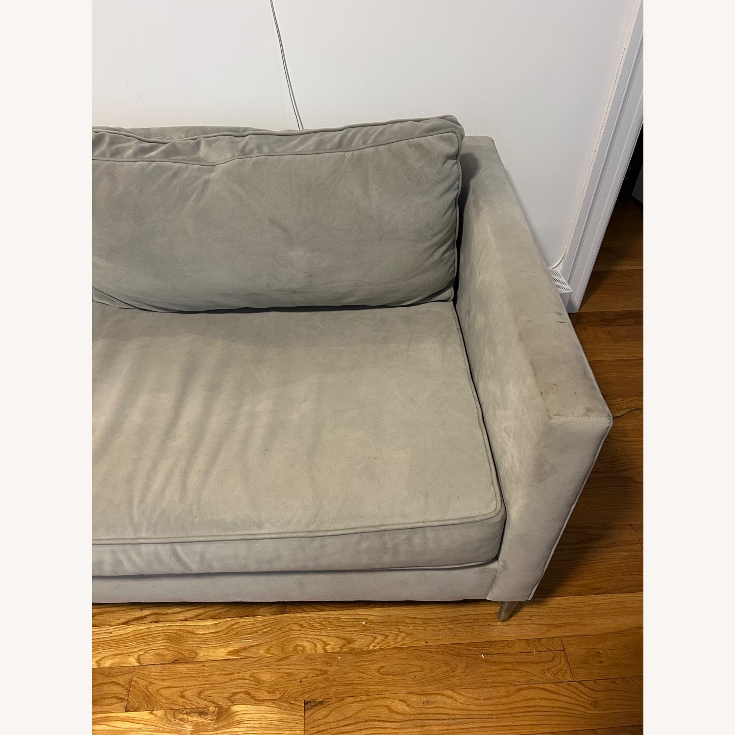 West Elm Harris Performance Velvet Sofa - image-3