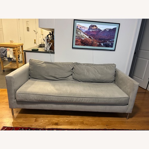 Used West Elm Harris Performance Velvet Sofa for sale on AptDeco