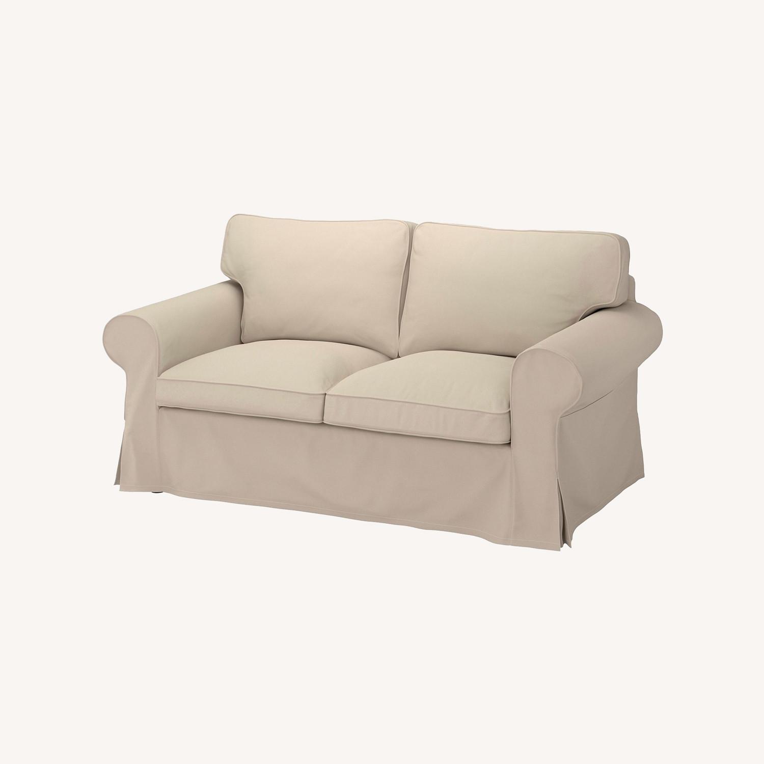 IKEA Uppland Loveseat in Hallarp Beige - image-0