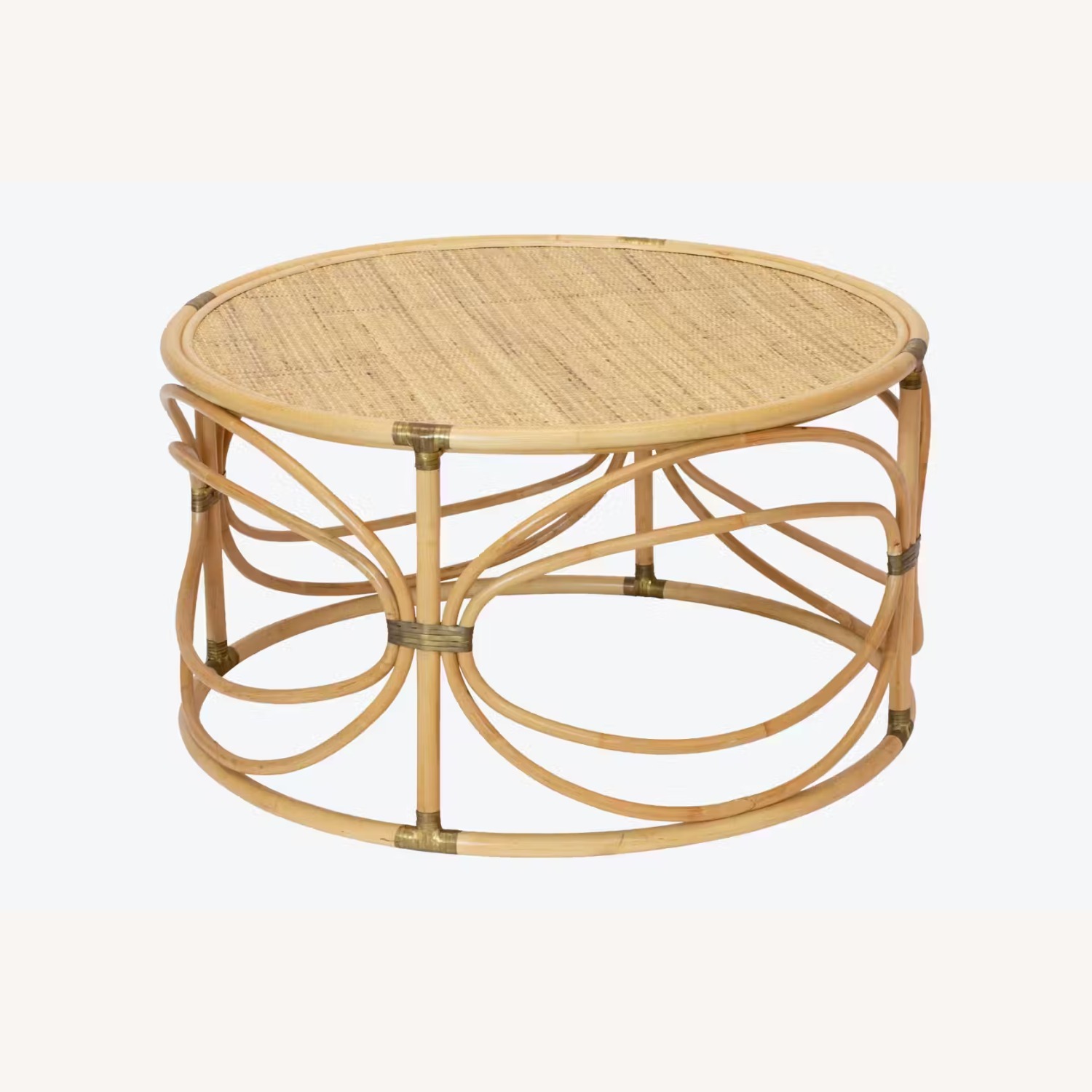 Joybird Audrey Rattan Coffee Table - image-2
