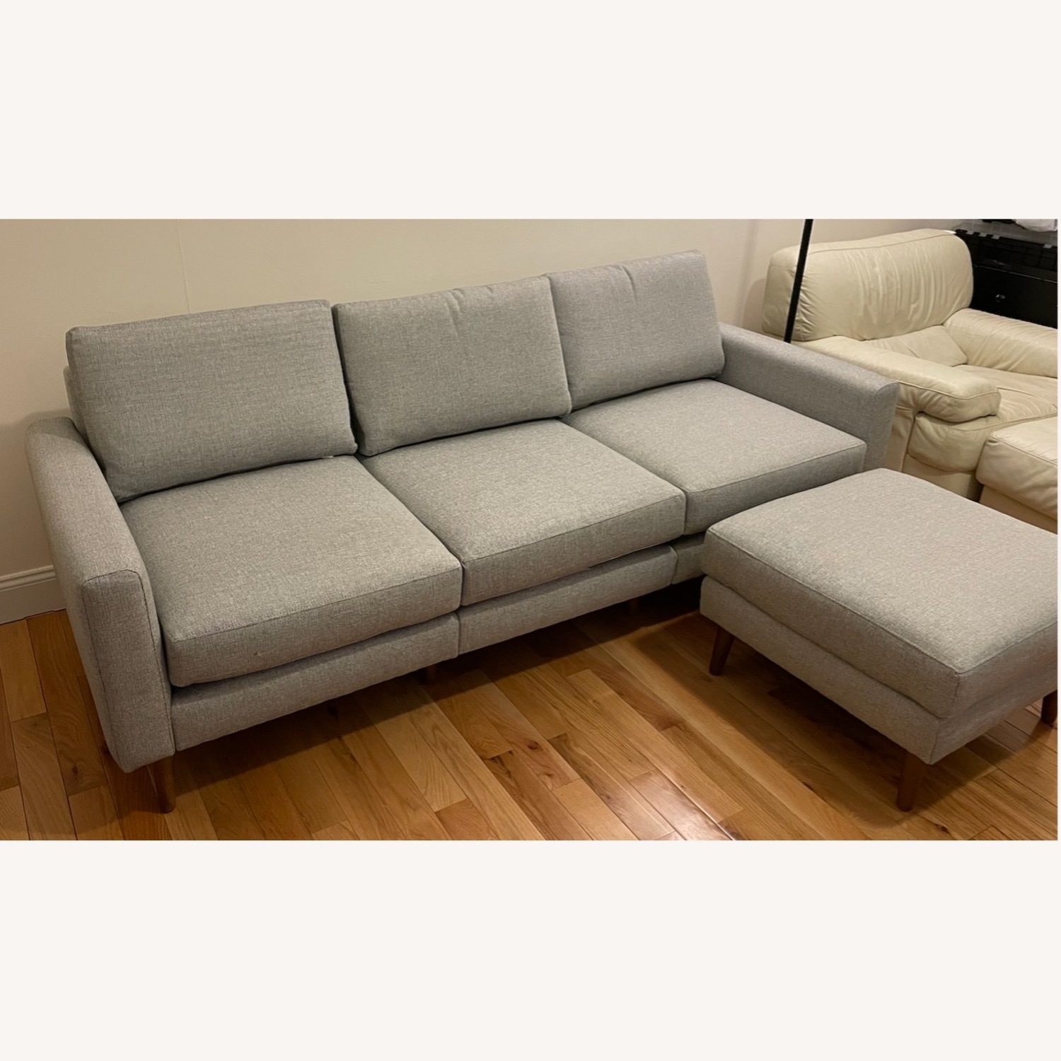 Burrow Nomad Couch with Ottoman and Sleeper Kit - image-1