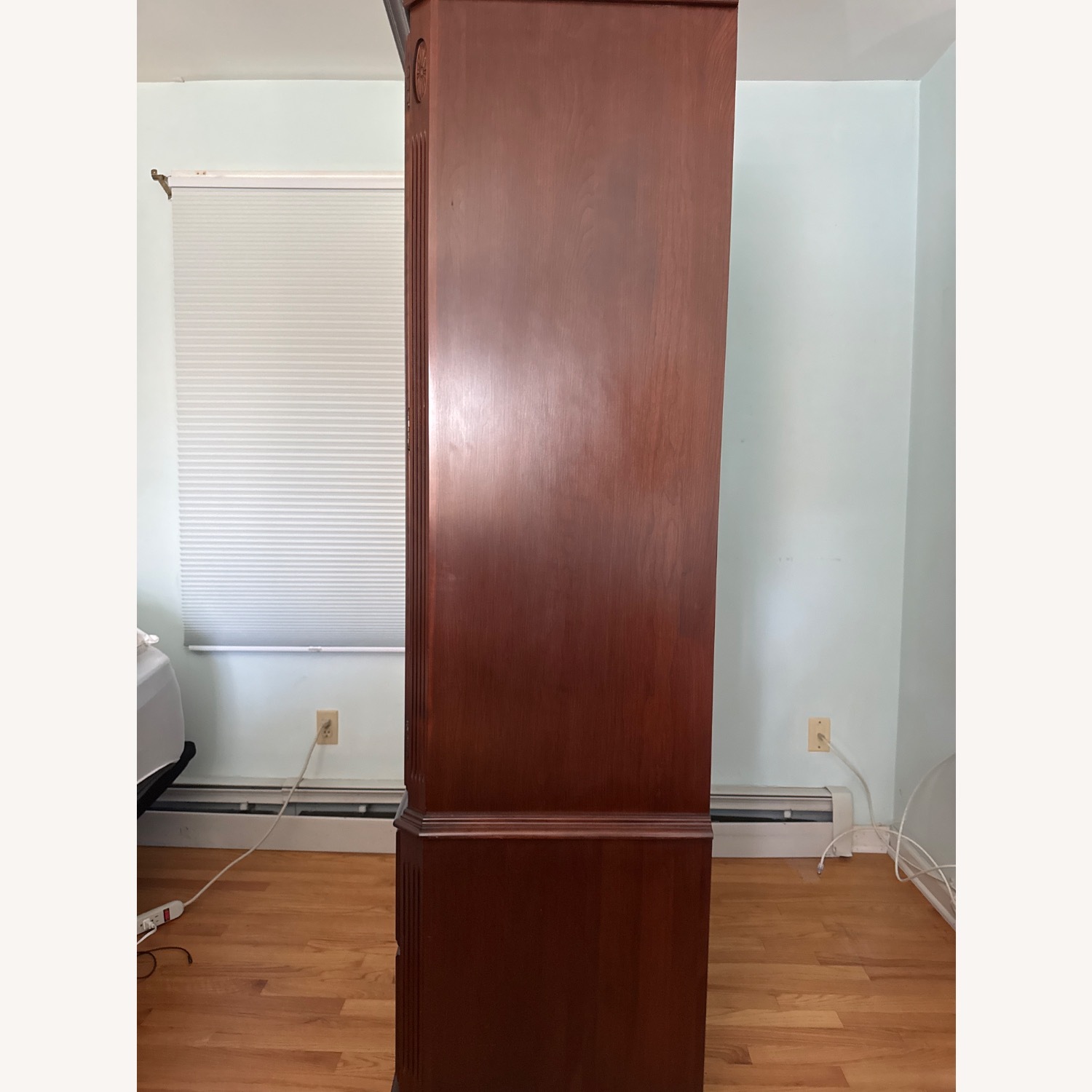 Ethan Allen Dark Brown Wood Armoire - image-3