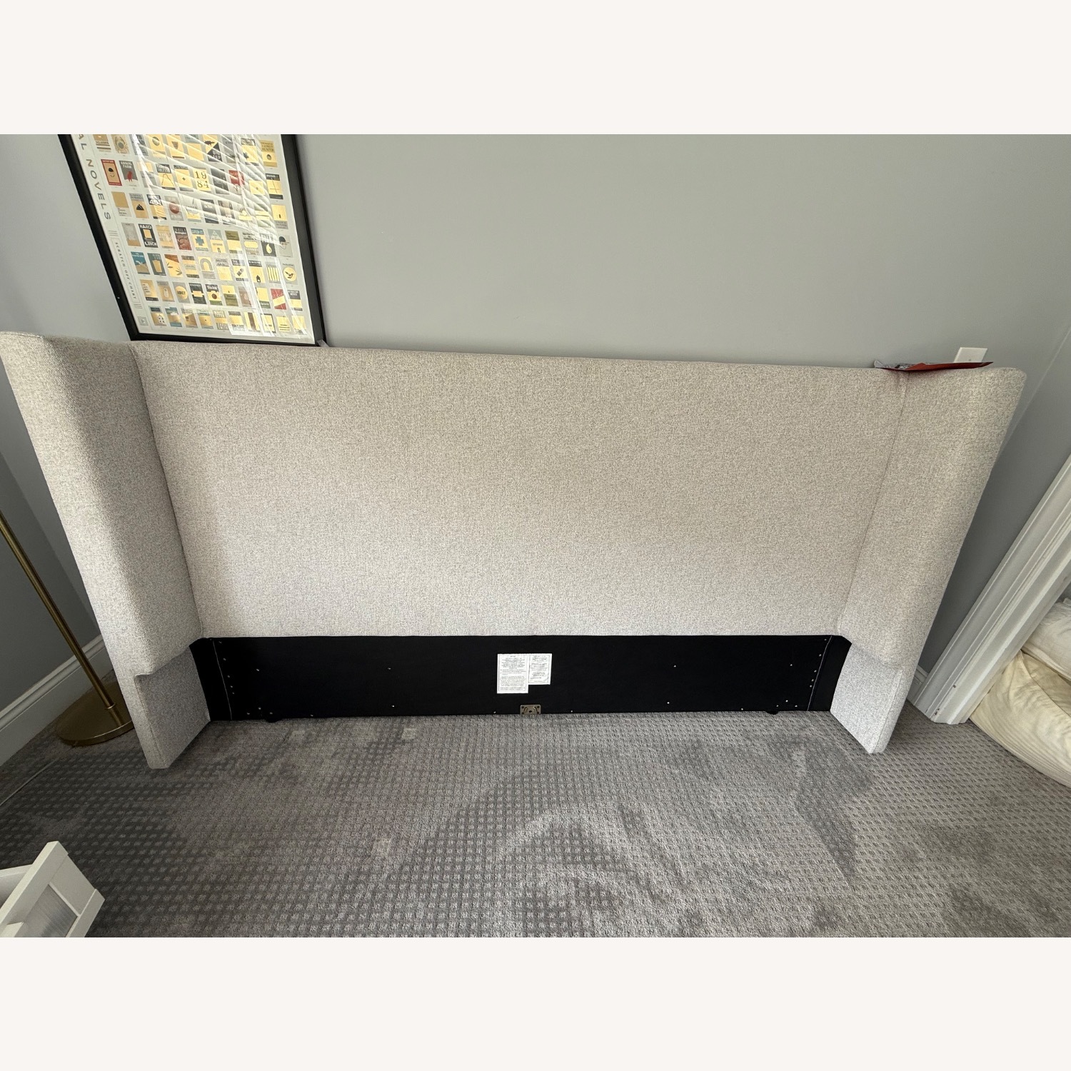 West Elm Shelter Headboard— King Custom Headboard - image-1