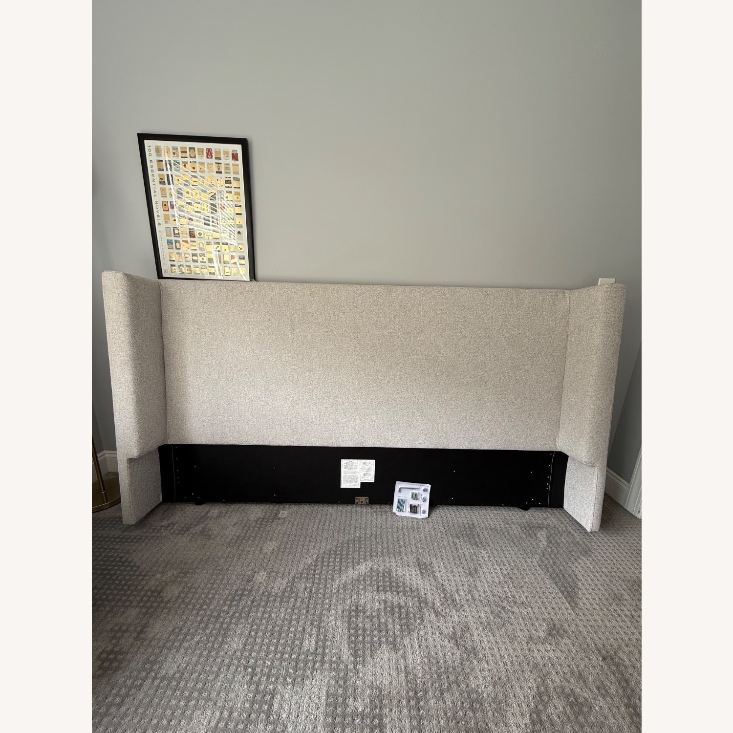West Elm Shelter Headboard— King Custom Headboard - image-2
