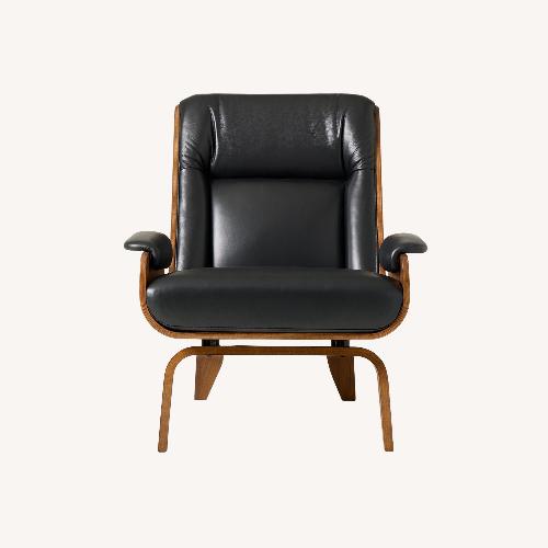 Used West Elm Paulo Bent Ply Leather Chair for sale on AptDeco