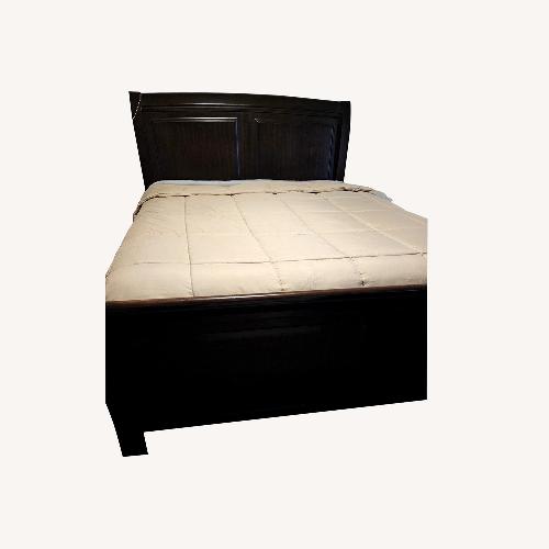 Used Oakland Living Dark Brown King Bed for sale on AptDeco