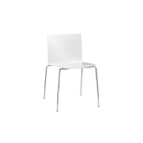 Used CB2 Slim Dining Chair White for sale on AptDeco