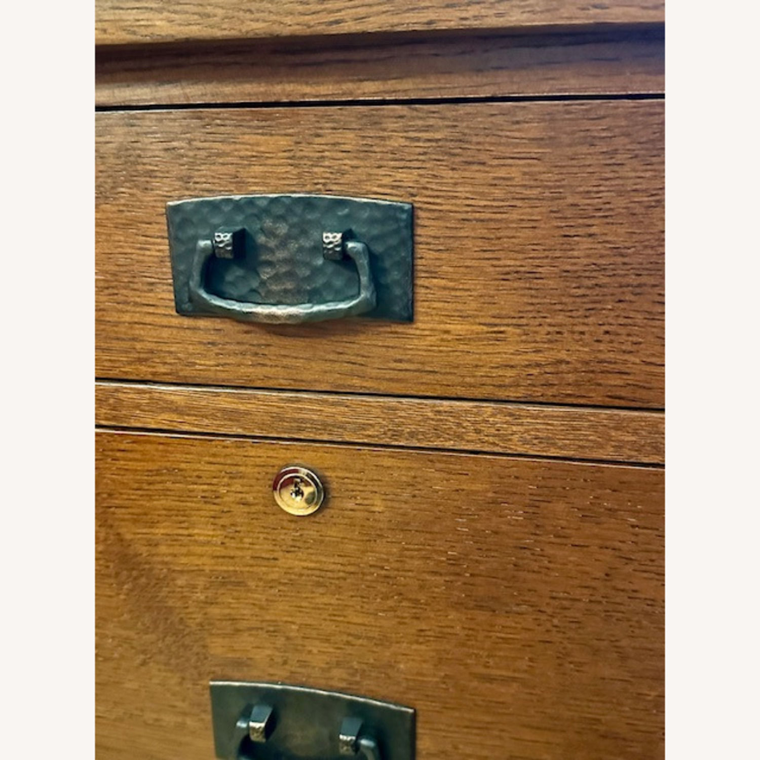 Stickly Oak File Cabinet - image-2