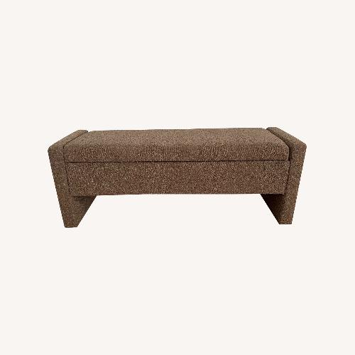 Used Light Brown Boucle Bench for sale on AptDeco