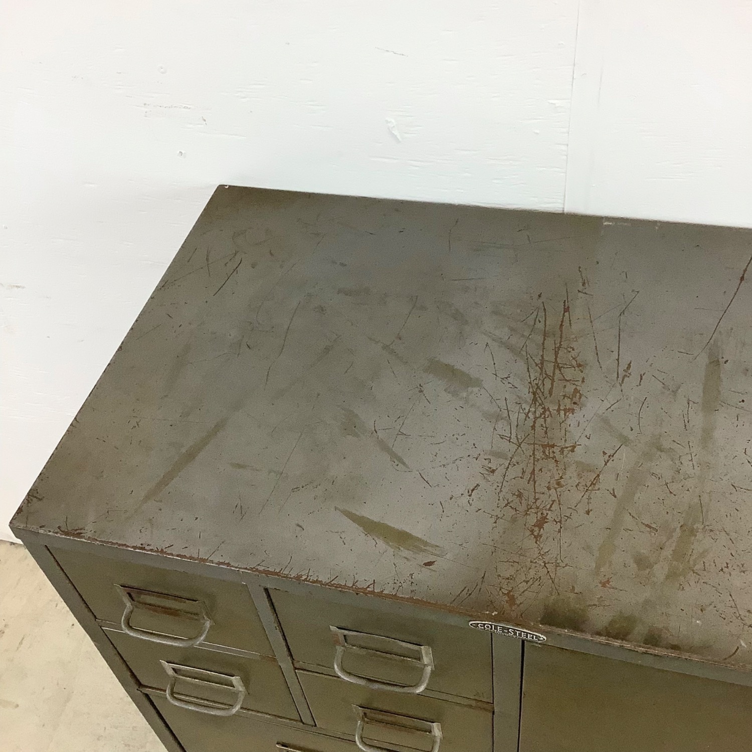 Vintage Industrial Office Cabinet - image-4