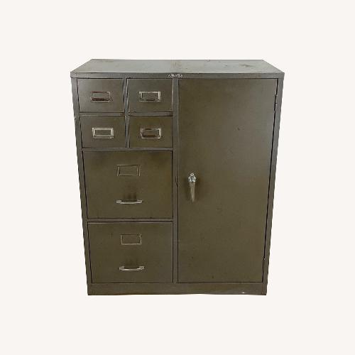 Used Vintage Industrial Office Cabinet for sale on AptDeco