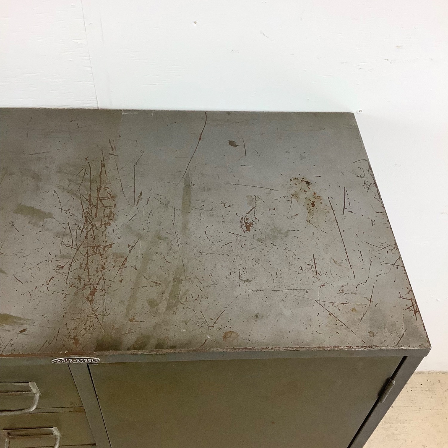 Vintage Industrial Office Cabinet - image-5