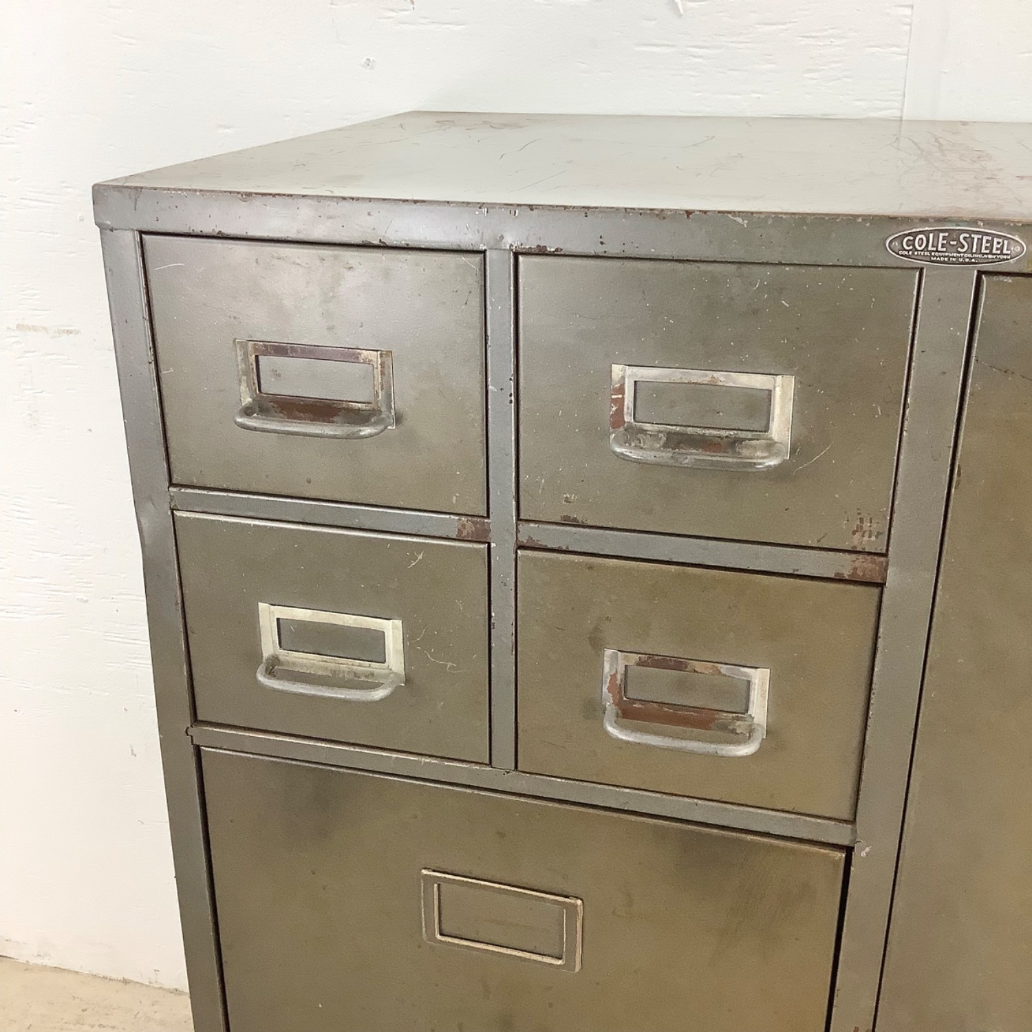 Vintage Industrial Office Cabinet - image-6