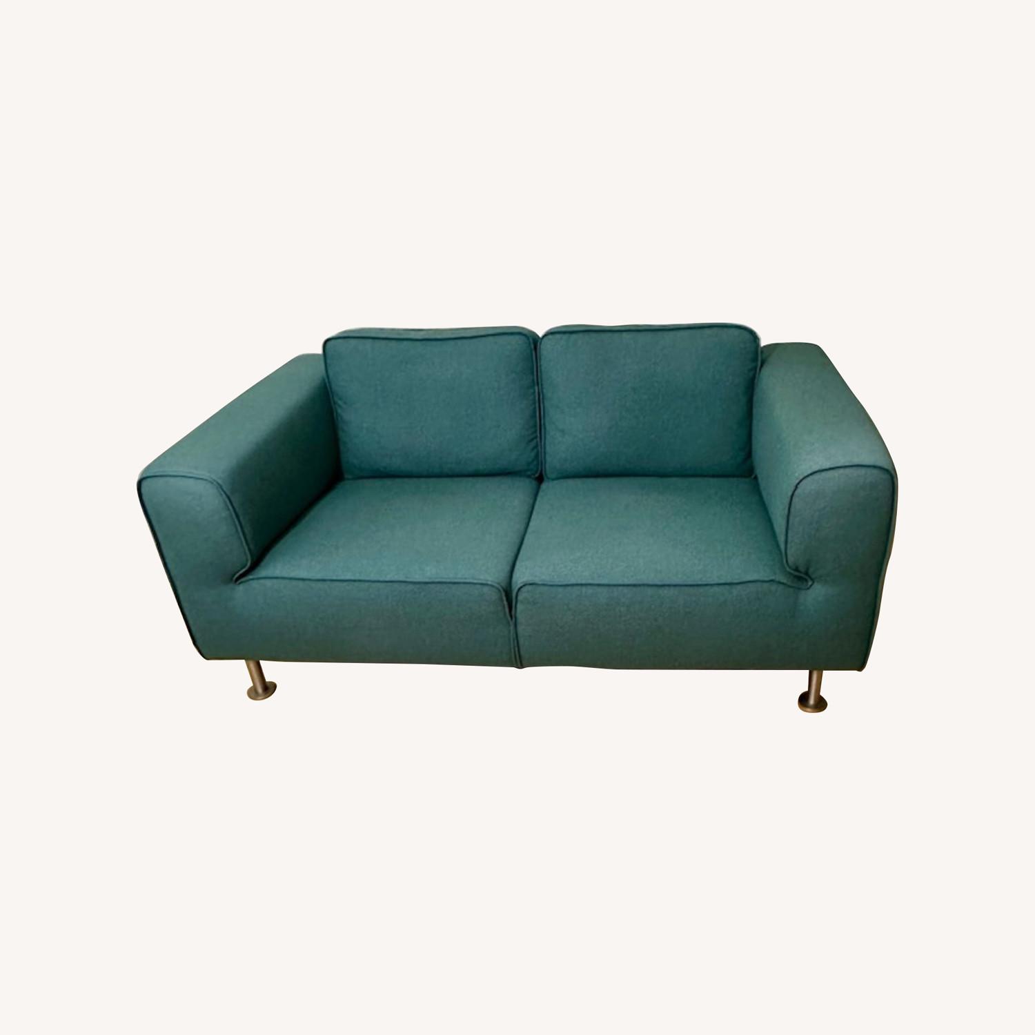 BoConcept Green Wool 2 Seater Sofa - image-0
