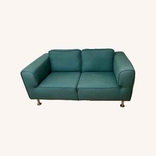 Used BoConcept Green Wool 2 Seater Sofa for sale on AptDeco