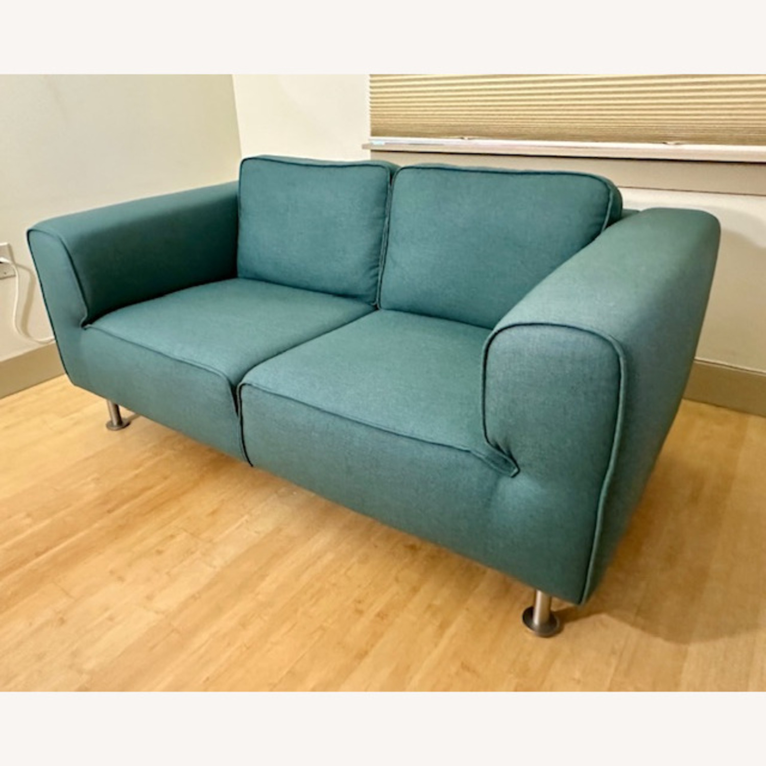 BoConcept Green Wool 2 Seater Sofa - image-1