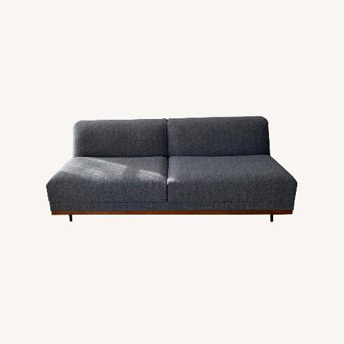 Used Light Gray Fabric Loveseat for sale on AptDeco