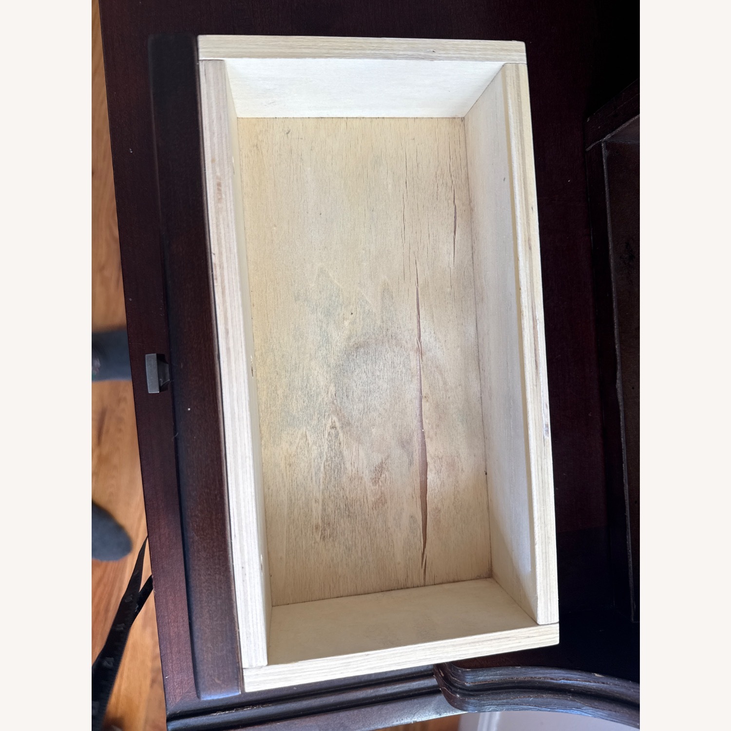 Raymour & Flanigan Dark Brown Wood Desk - image-2