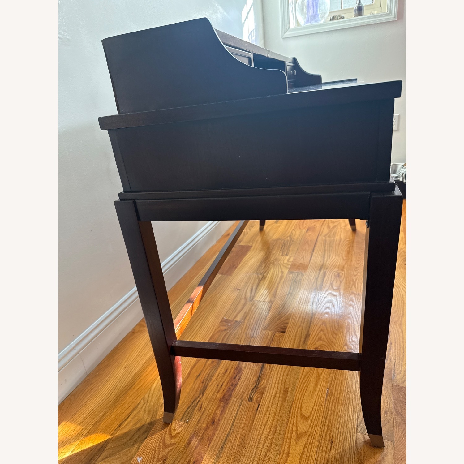 Raymour & Flanigan Dark Brown Wood Desk - image-4
