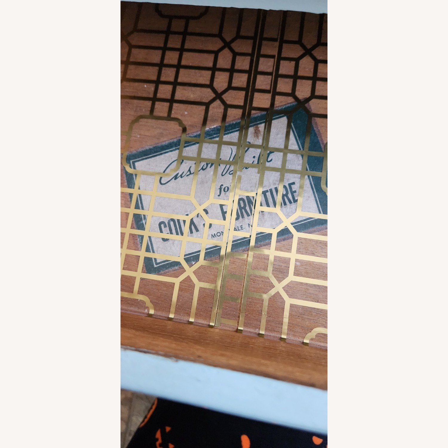 Custom-made Solid Wood Side Table in Sage - image-2