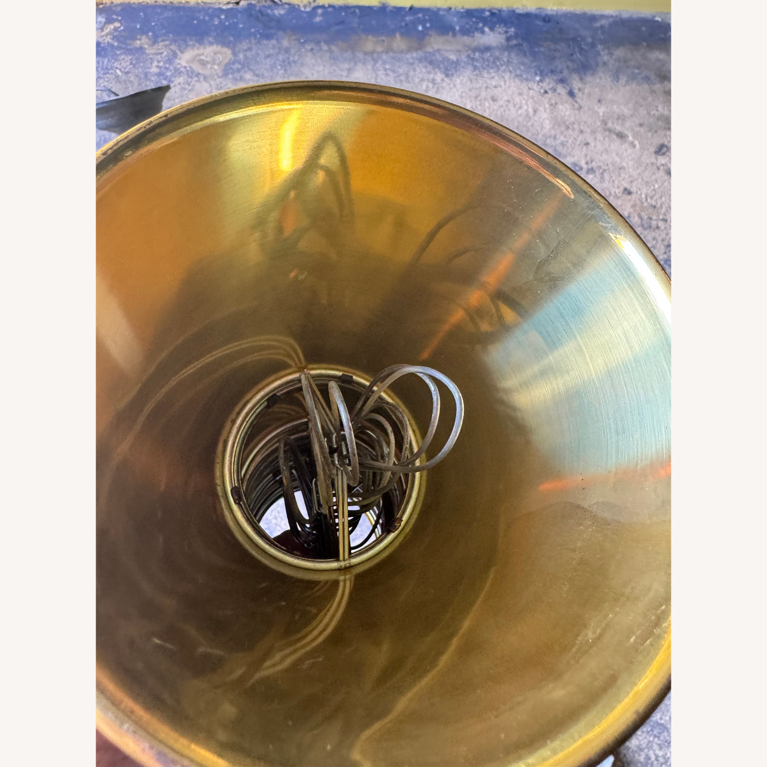 Vintage/Antique Black Metal Ceiling Lamp - image-3