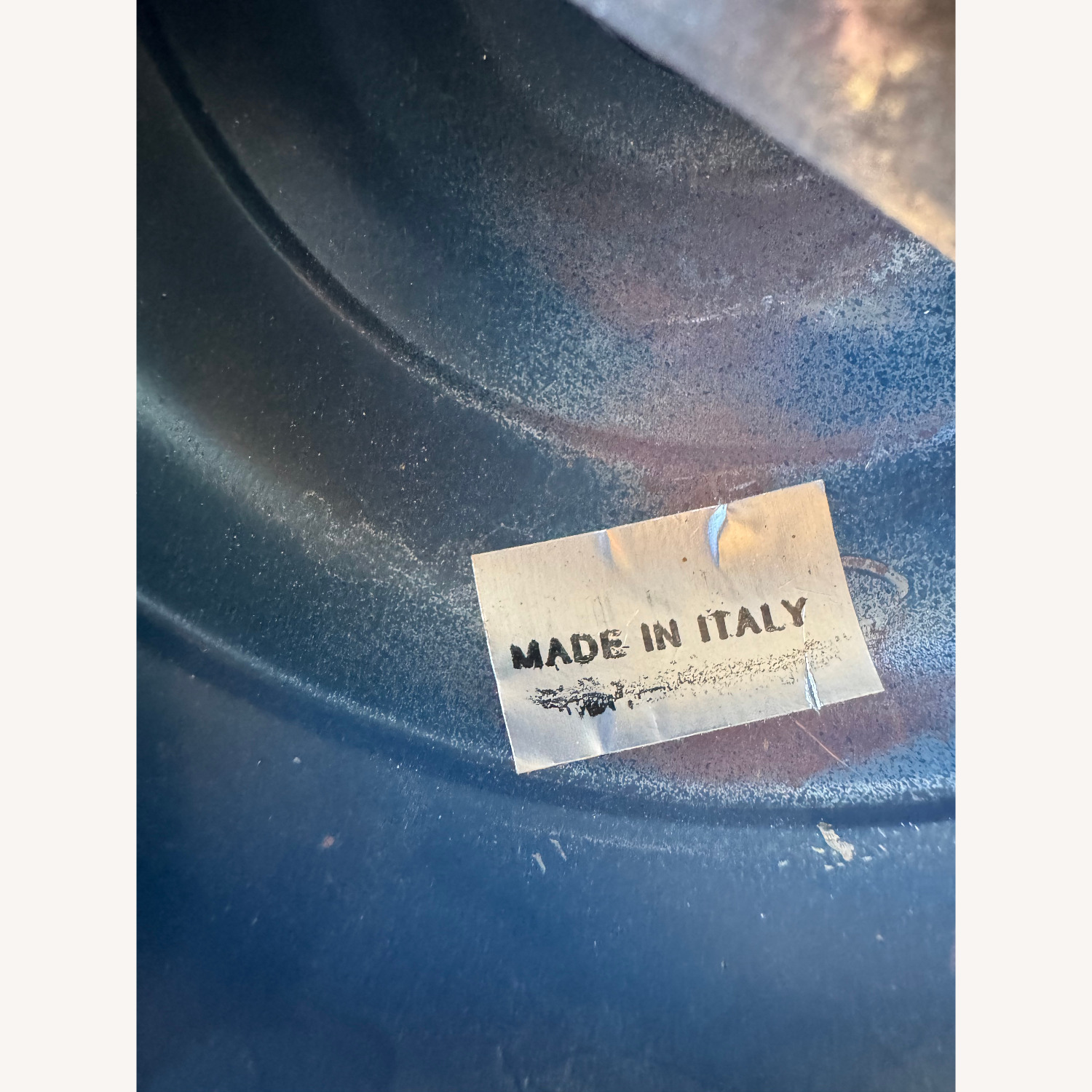 Vintage/Antique Black Metal Ceiling Lamp - image-2