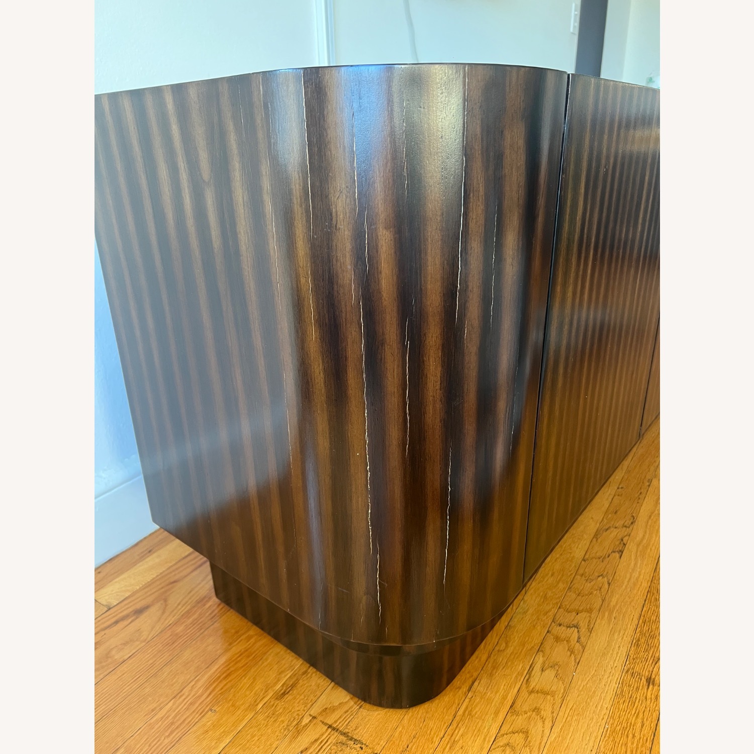 CB2 Dark Brown Wood Media Storage - image-6