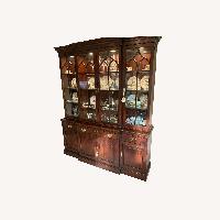 Statton Furniture Dark Brown Wood Armoire