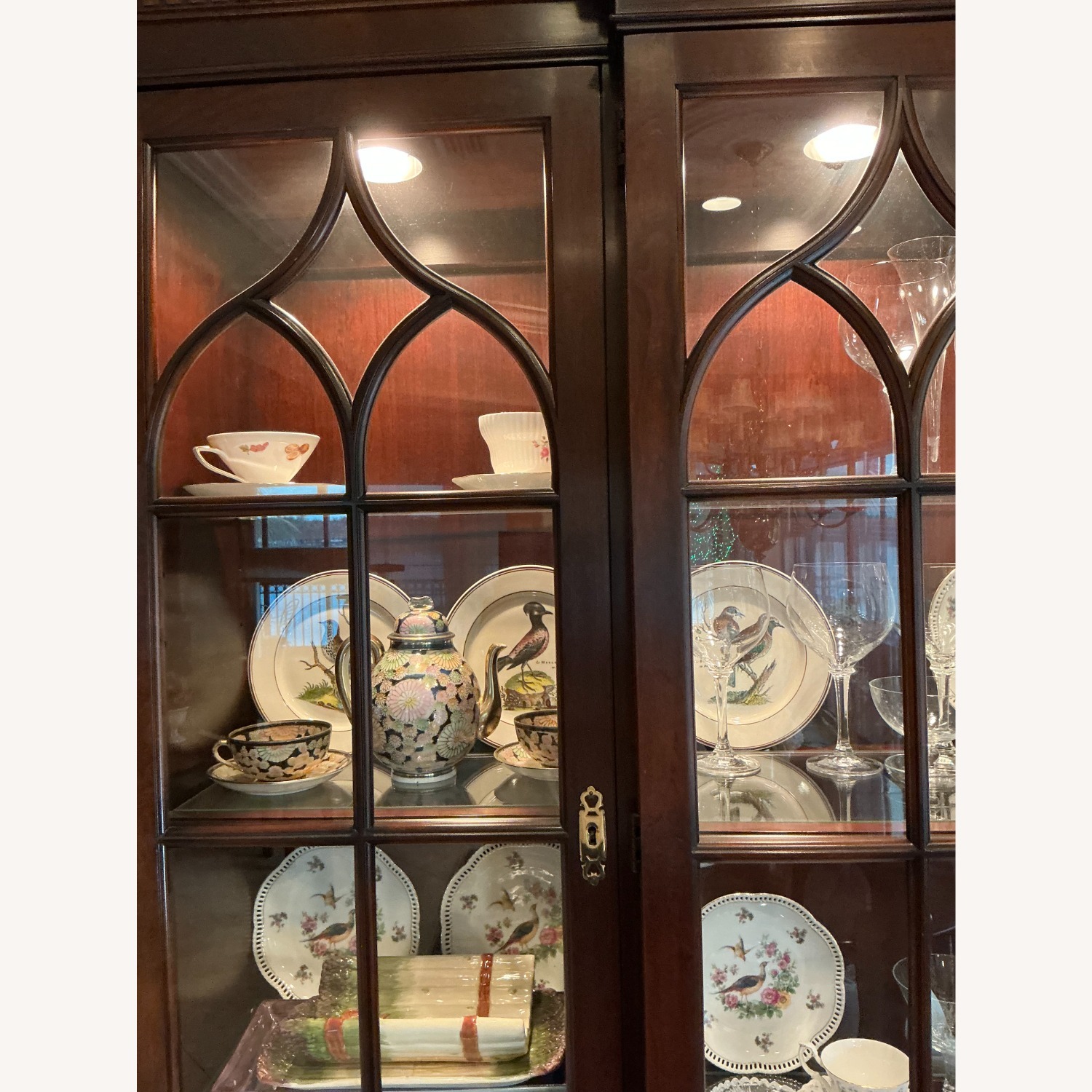 Statton Furniture Dark Brown Wood Armoire - image-2