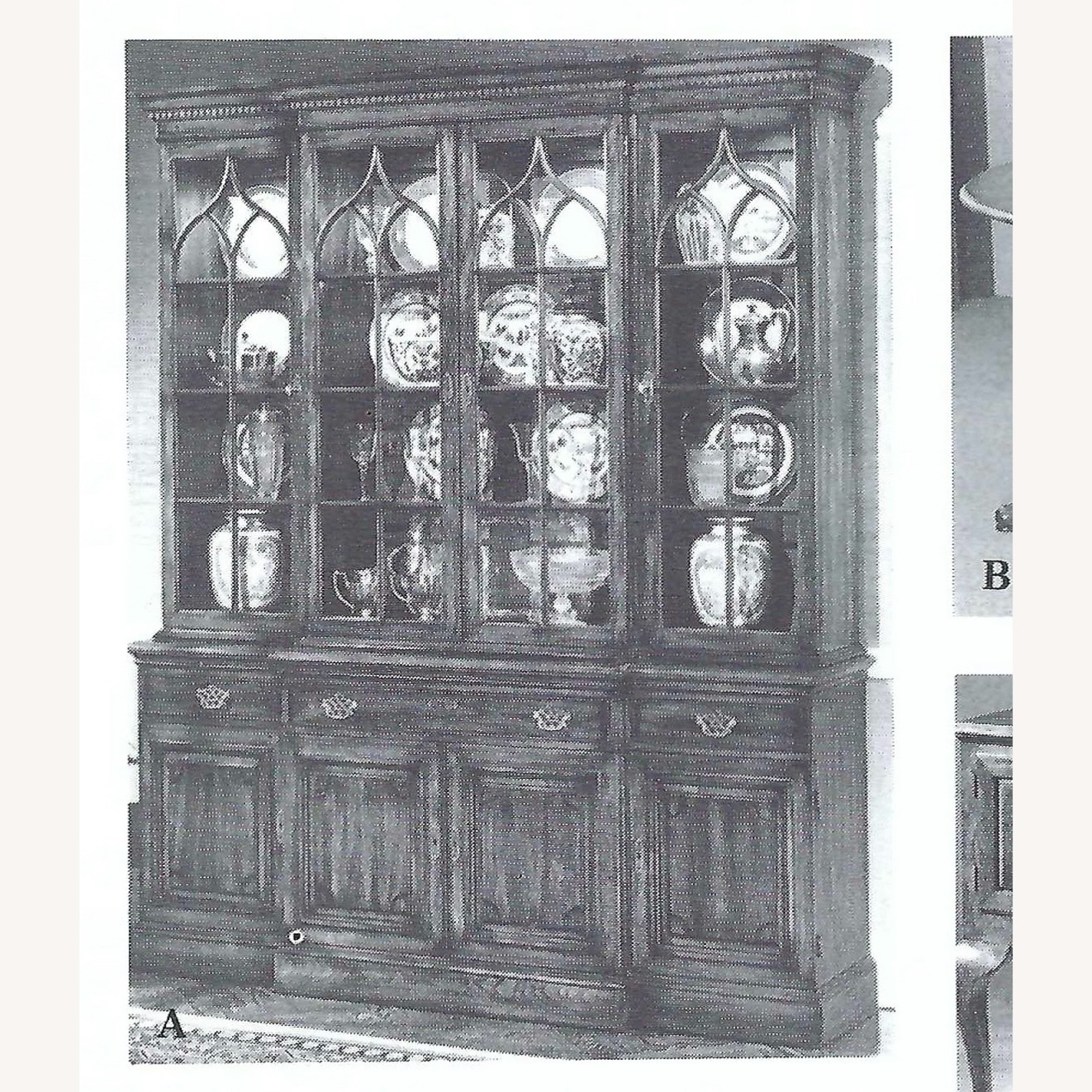 Statton Furniture Dark Brown Wood Armoire - image-6