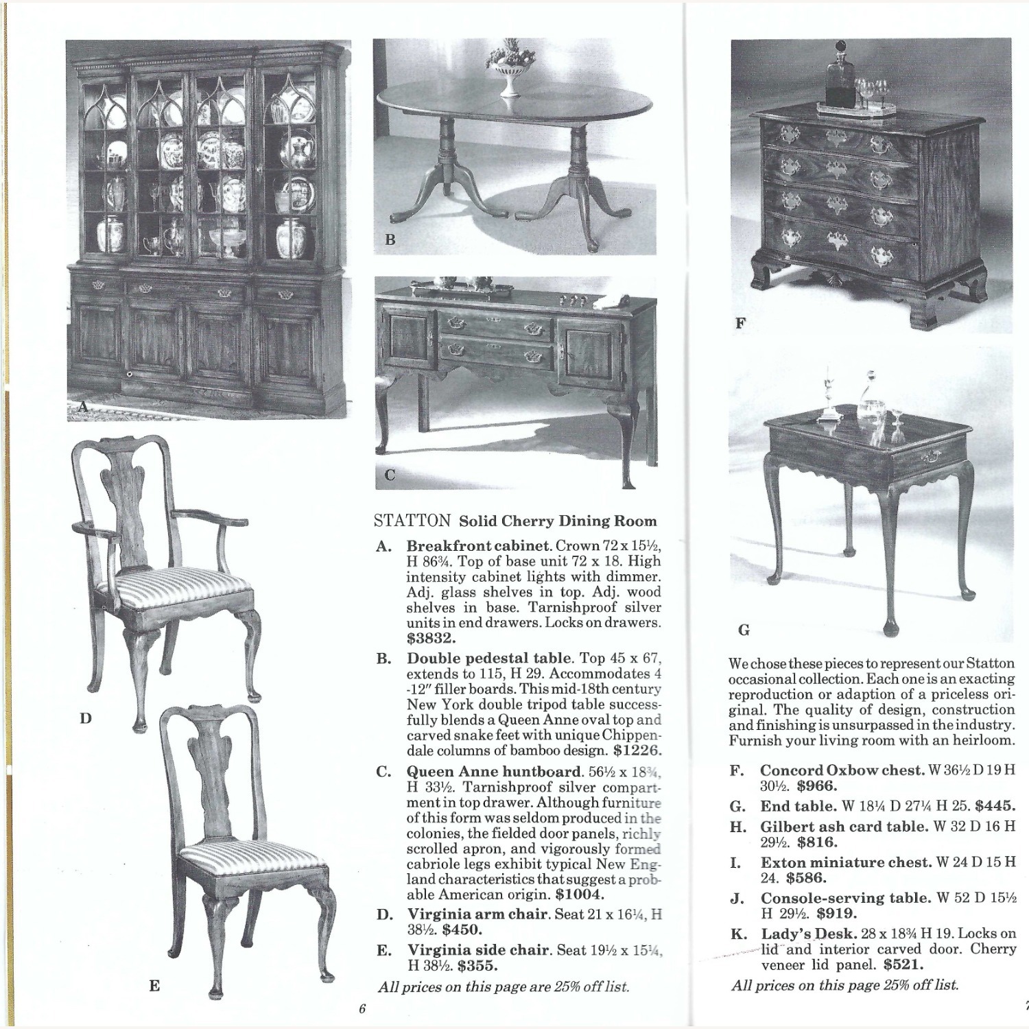 Statton Furniture Dark Brown Wood Armoire - image-5