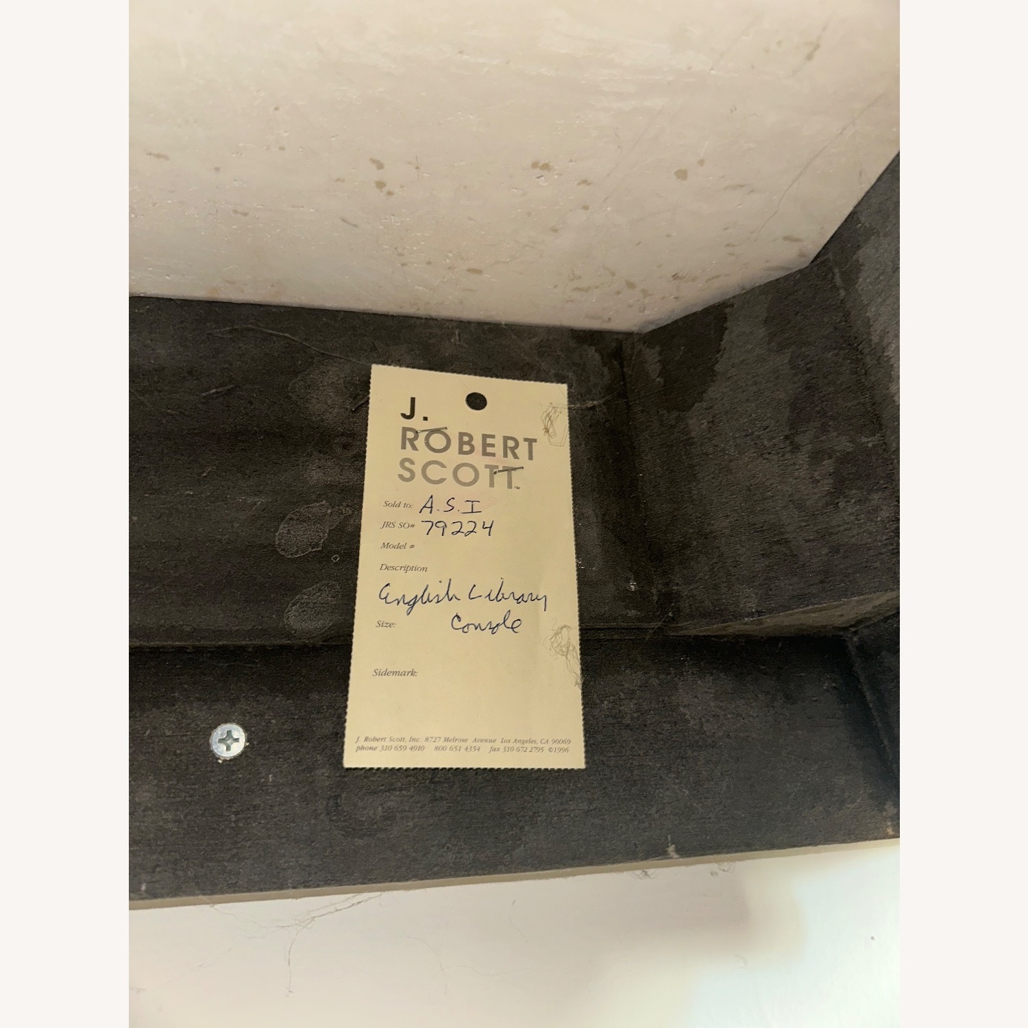 Vintage J. Robert Scott English Library Console - image-8