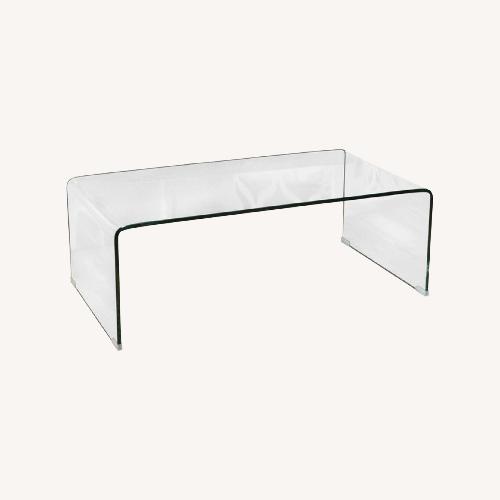 Used Glass Rectangle Coffee Table by GDF Studio for sale on AptDeco