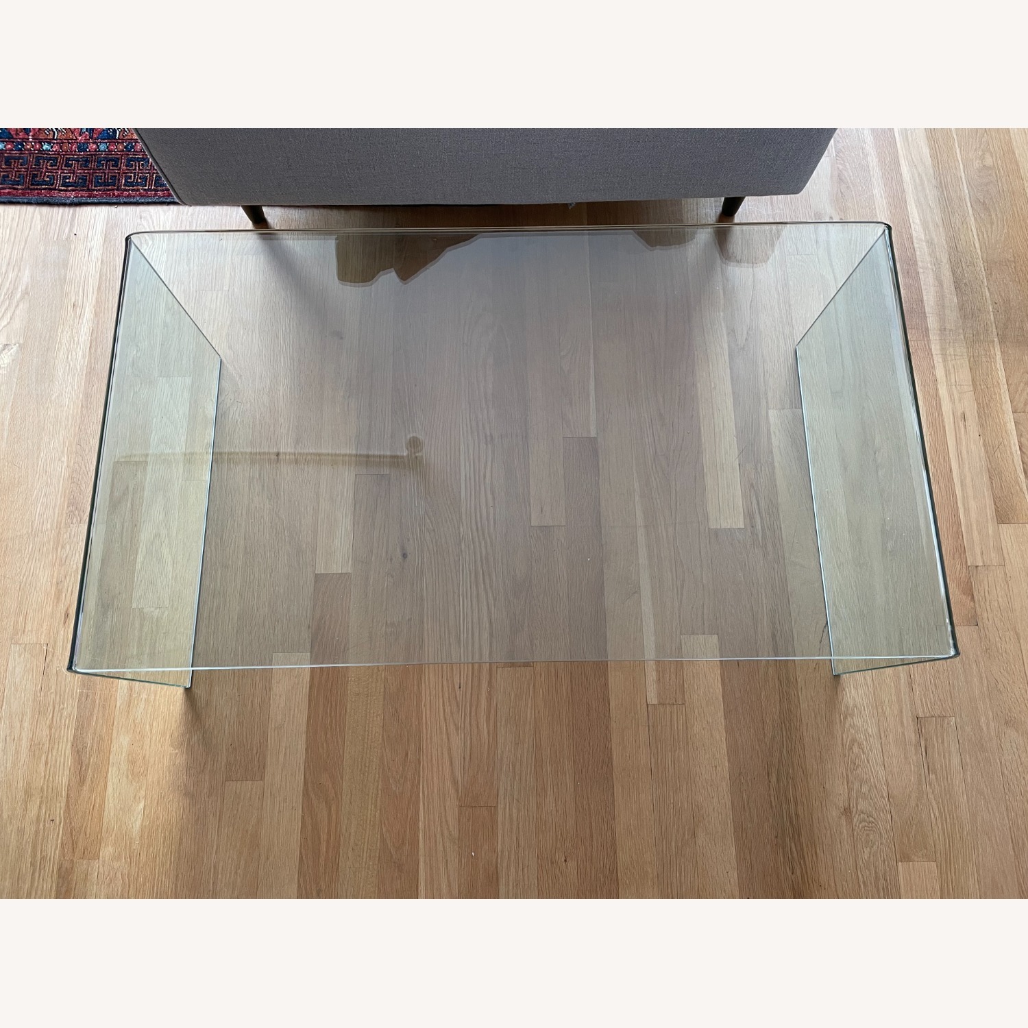 Glass Rectangle Coffee Table by GDF Studio - image-3
