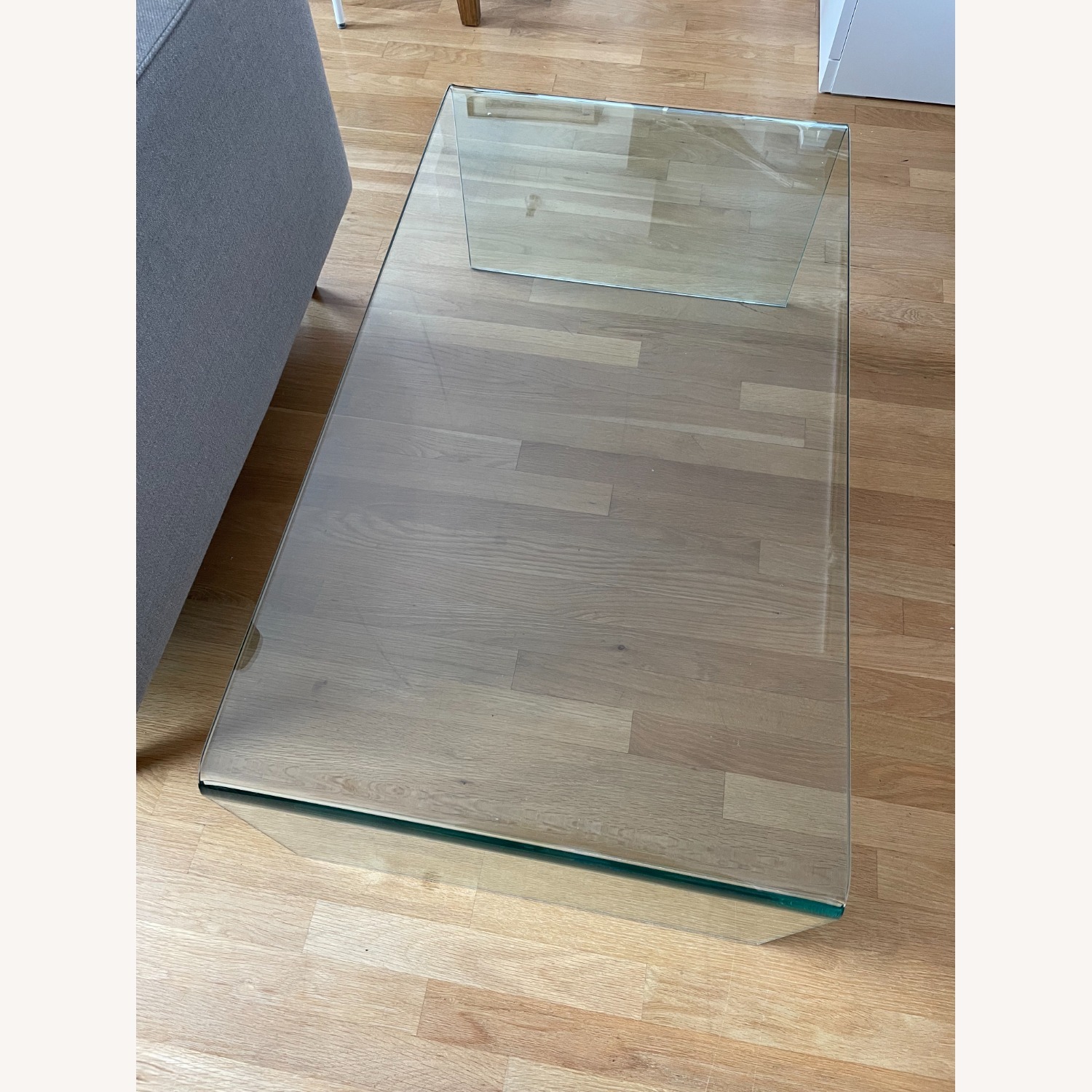 Glass Rectangle Coffee Table by GDF Studio - image-4