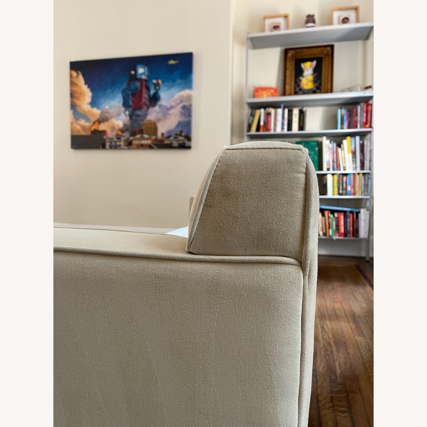 Design Within Reach White Fabric 3+ Seater Sofa - image-3