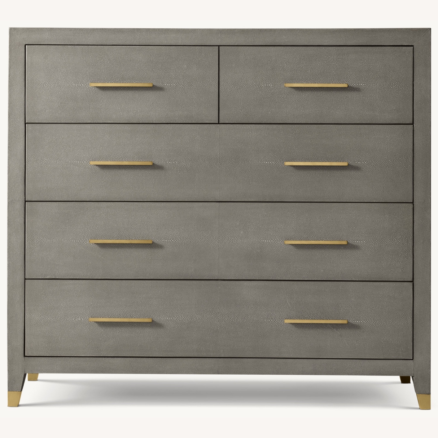 Restoration Hardware Light Gray Wood Armoire - image-0