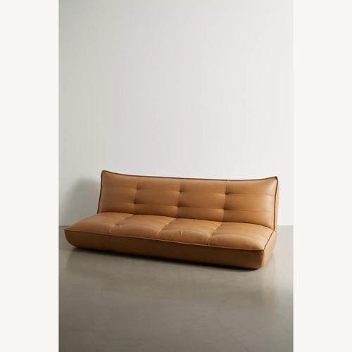 Used Urban Outfitters Greta Leather Sleeper Sofa  for sale on AptDeco