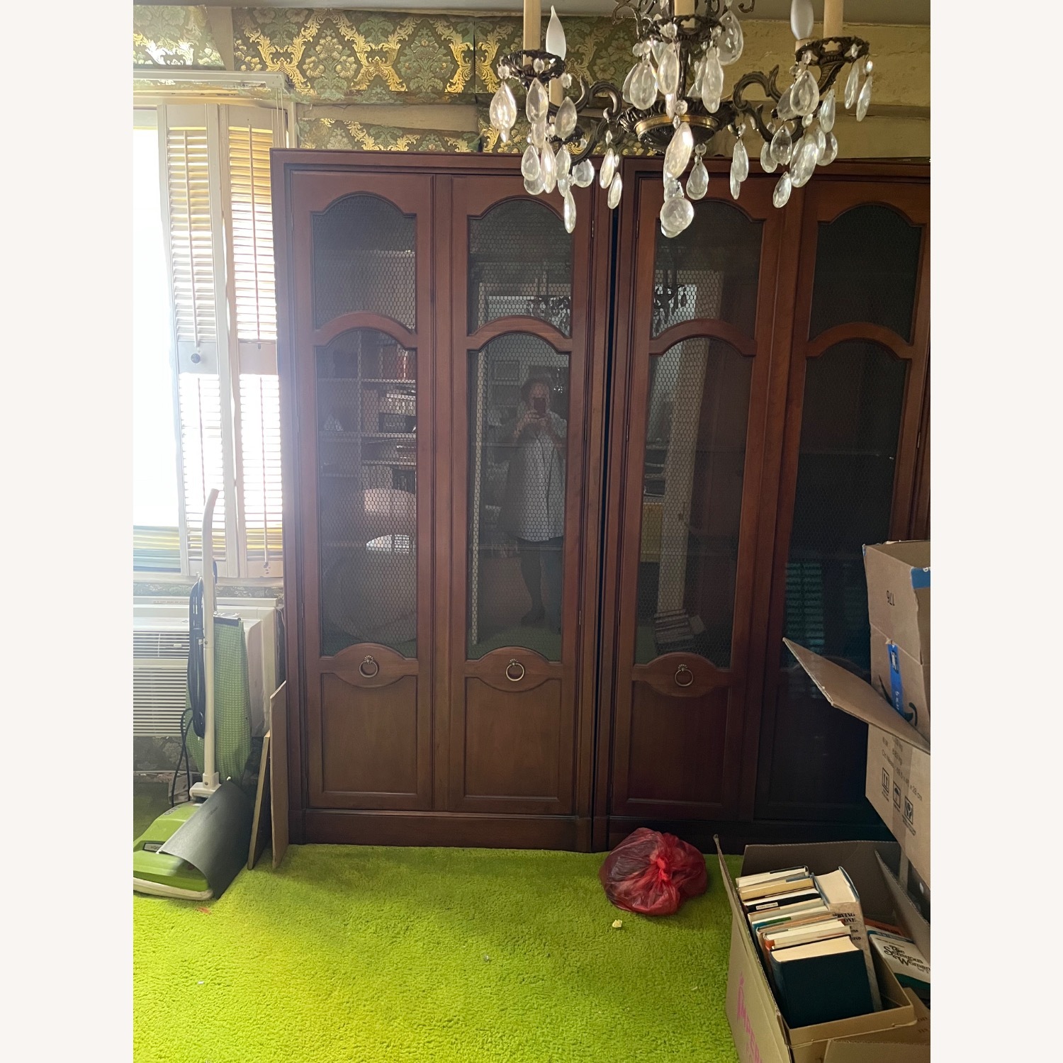 Baker Furniture Dark Brown Wood Bookcase - image-1