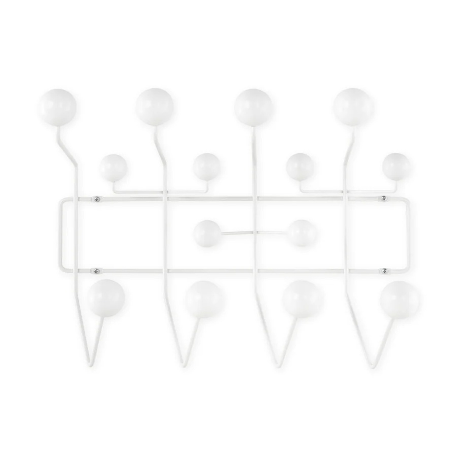Herman Miller White Stainless Steel Coat Rack - image-0