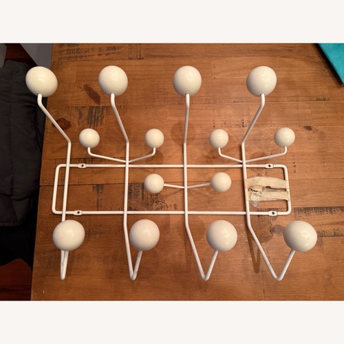 Used Herman Miller White Stainless Steel Coat Rack for sale on AptDeco