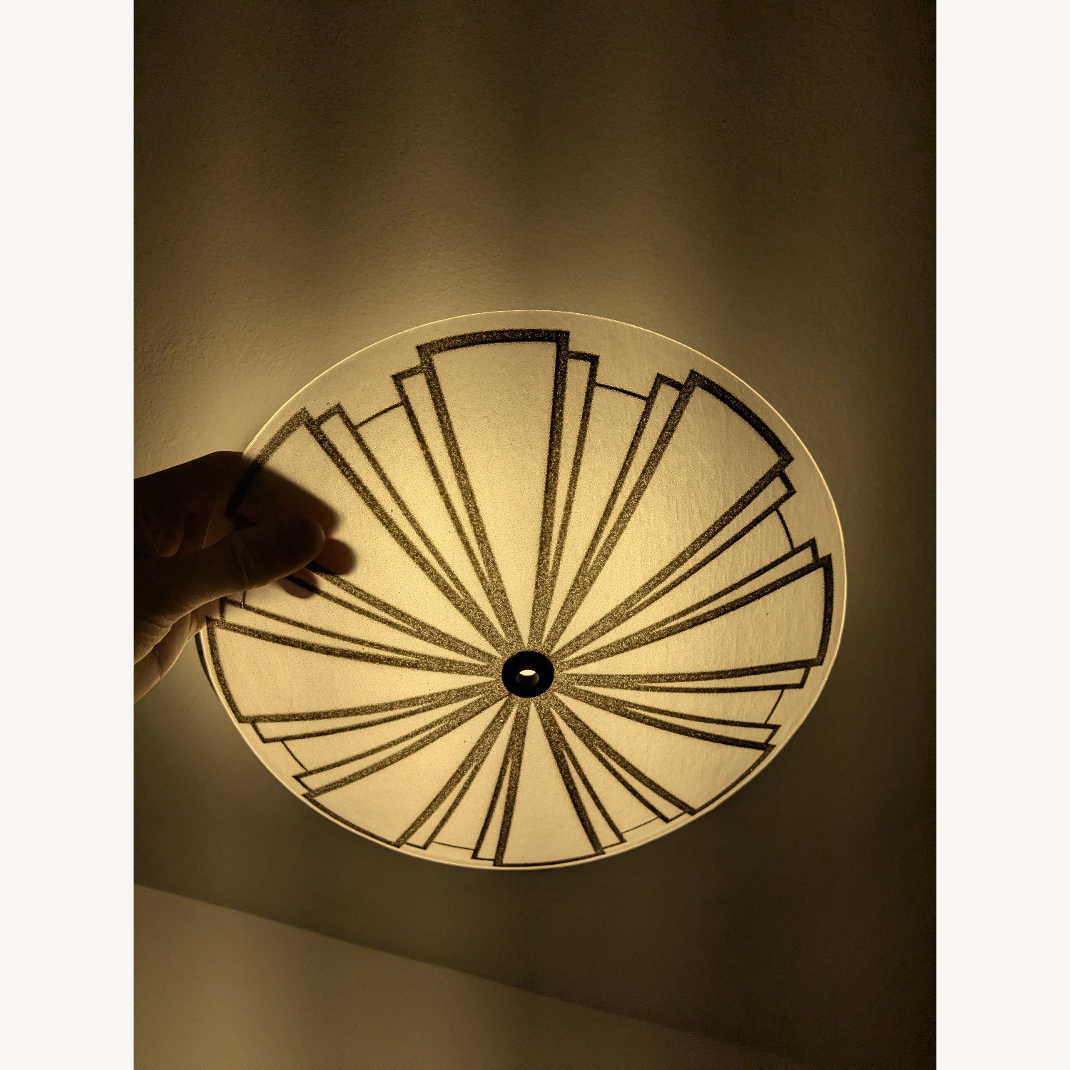 Art Deco Ceiling Lamp Shade - image-1