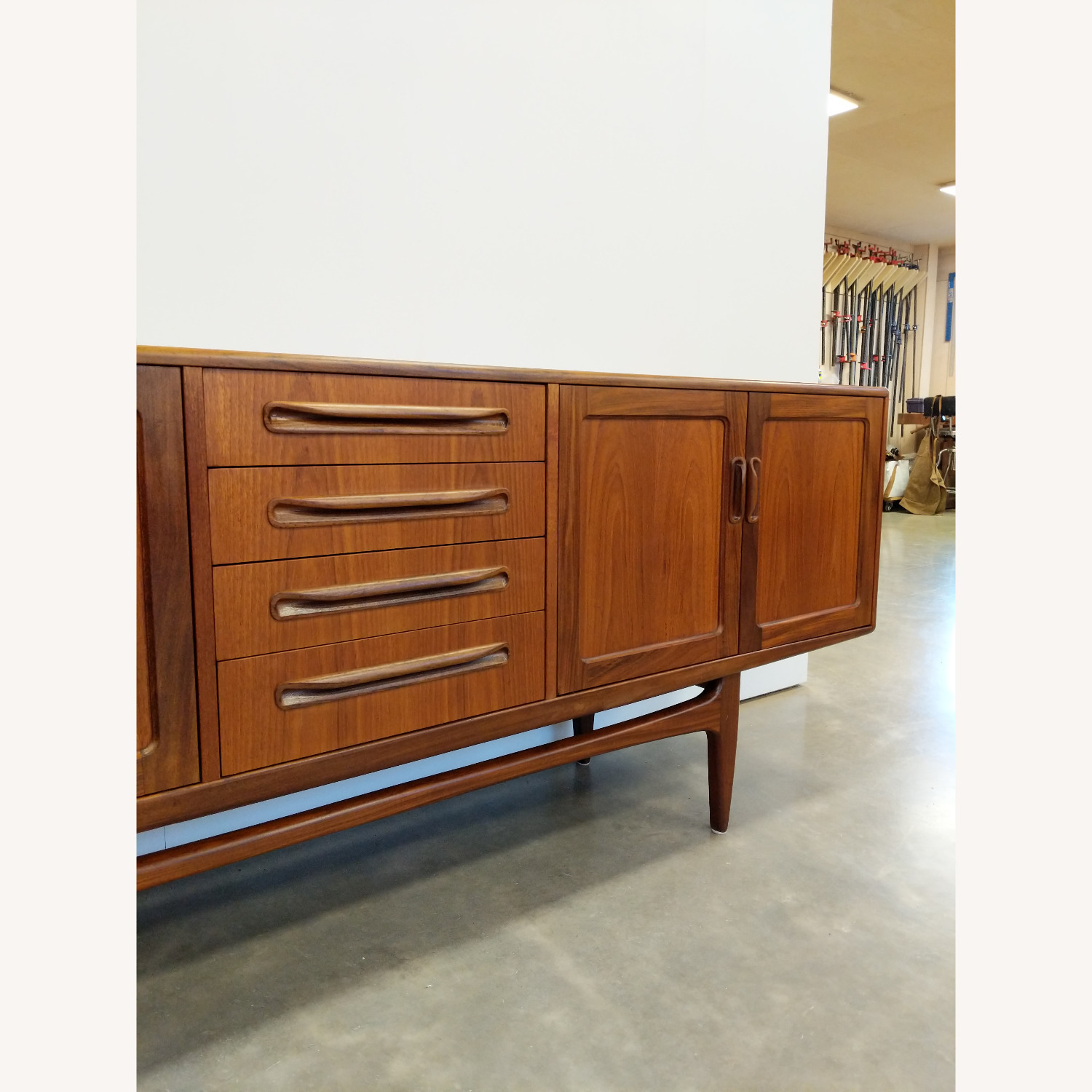 Vintage Mid Century Modern Teak Credenza by G Plan - image-9