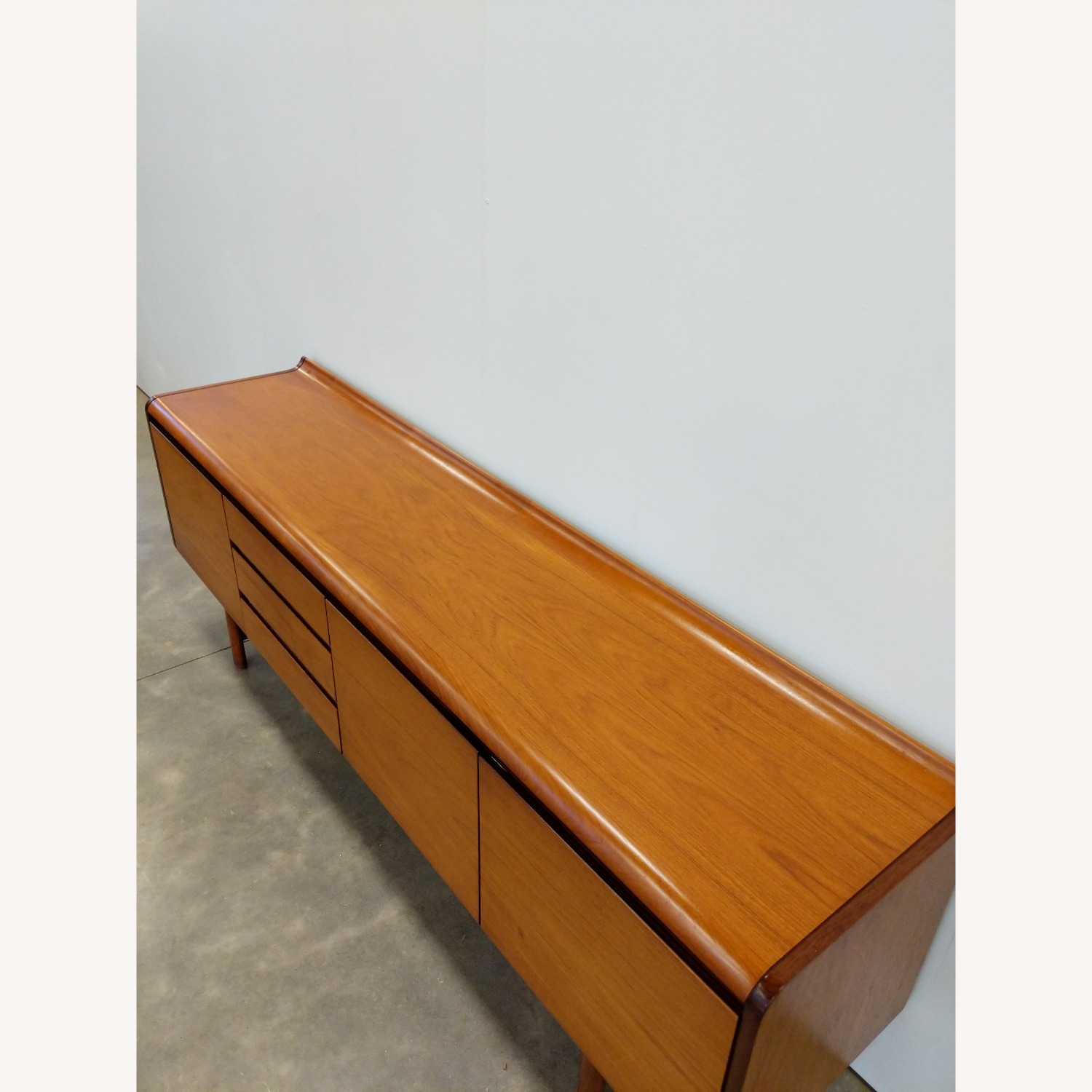Vintage Mid Century Teak White & Newton Credenza - image-6