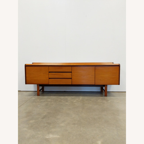 Used Vintage Mid Century Teak White & Newton Credenza for sale on AptDeco