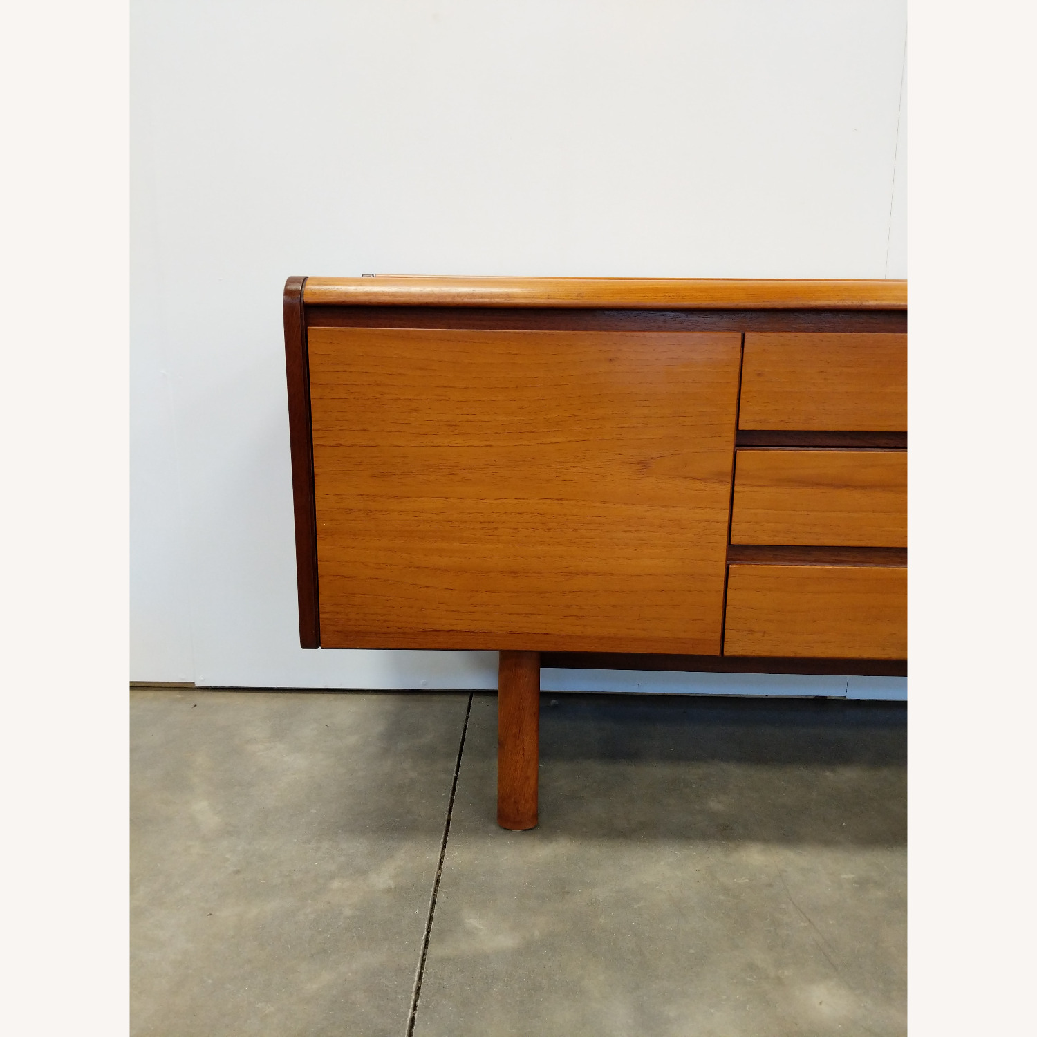 Vintage Mid Century Teak White & Newton Credenza - image-7