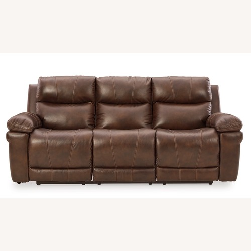 Used Edmar Power Reclining Leather Sofa for sale on AptDeco