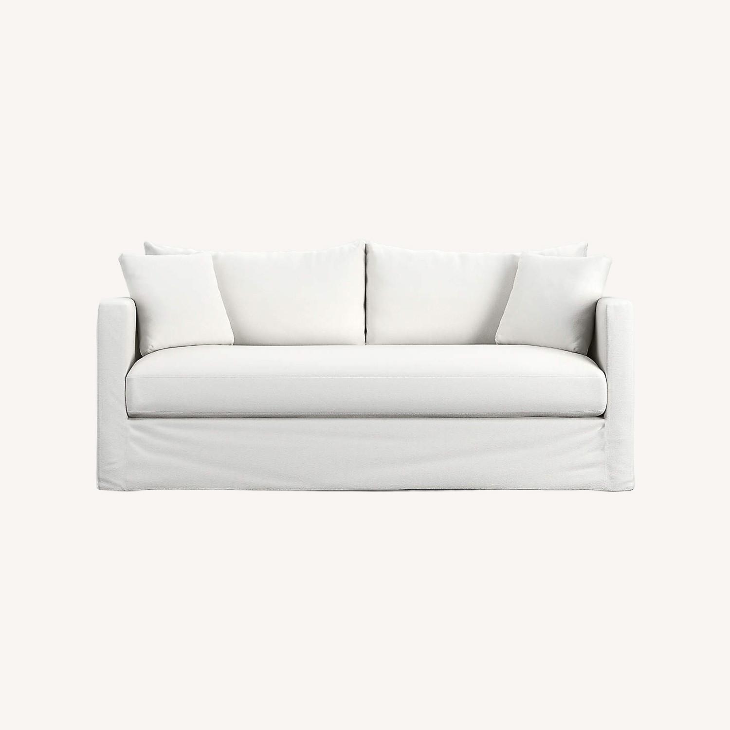 Crate and Barrel Willow II Slipcovered Sofa - image-0